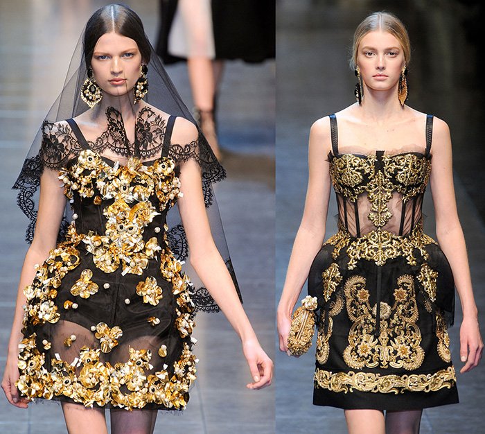 Dolce & Gabbana стиль барокко фото
