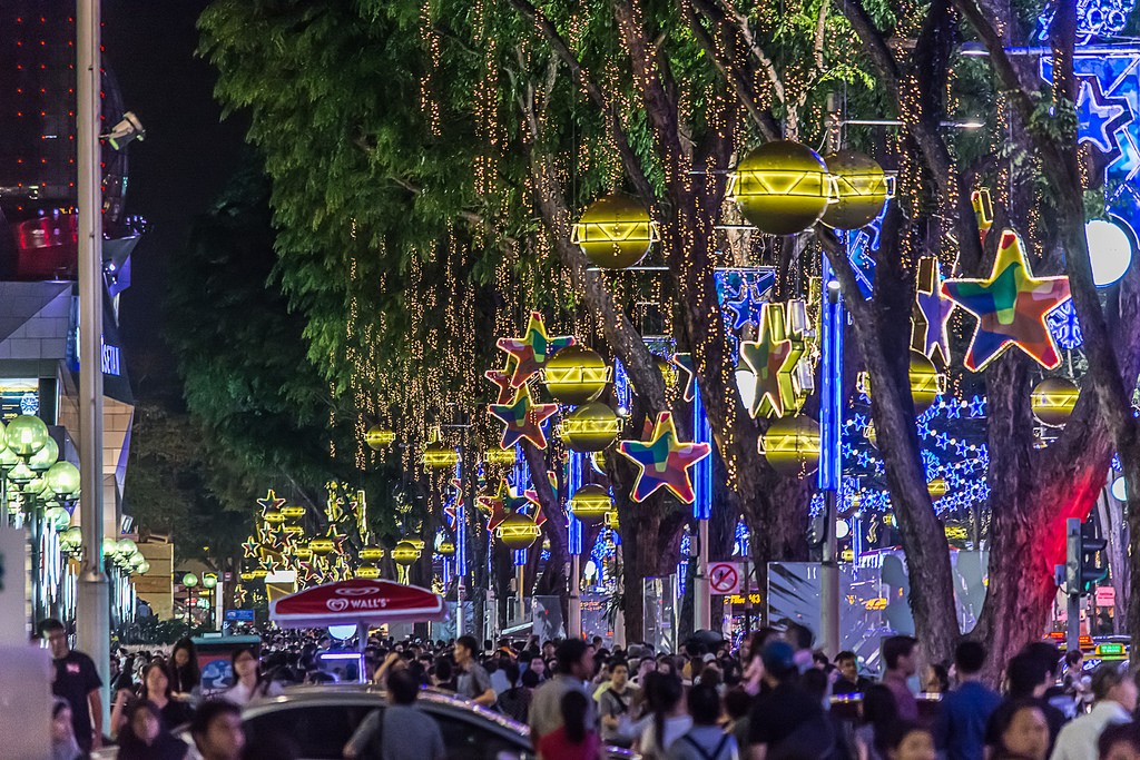 OchardRoad10 Ochard Road: Как выглядит самая известная улица Сингапура перед Рождеством и Новым годом