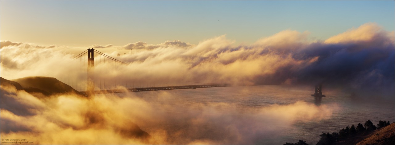 SFpanorama09 Сан Франциско панорамы города