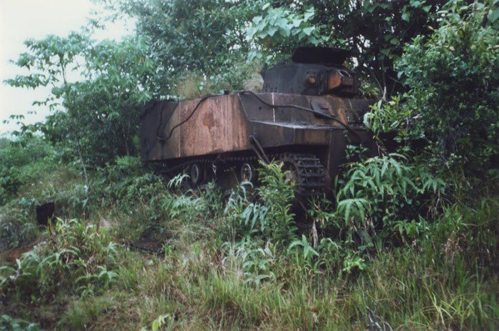 41 танк, захваченный природой 41 танк, захваченный природой