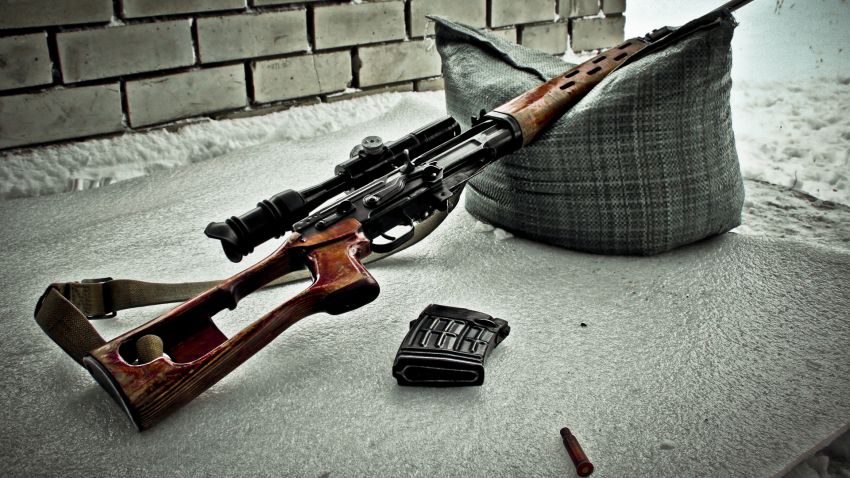 About the legendary SVD SVD sniper rifle, Russia