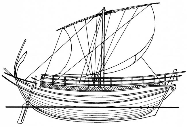 Реконструкция древнегреческого торгового судна V-IV вв. до н.э.
