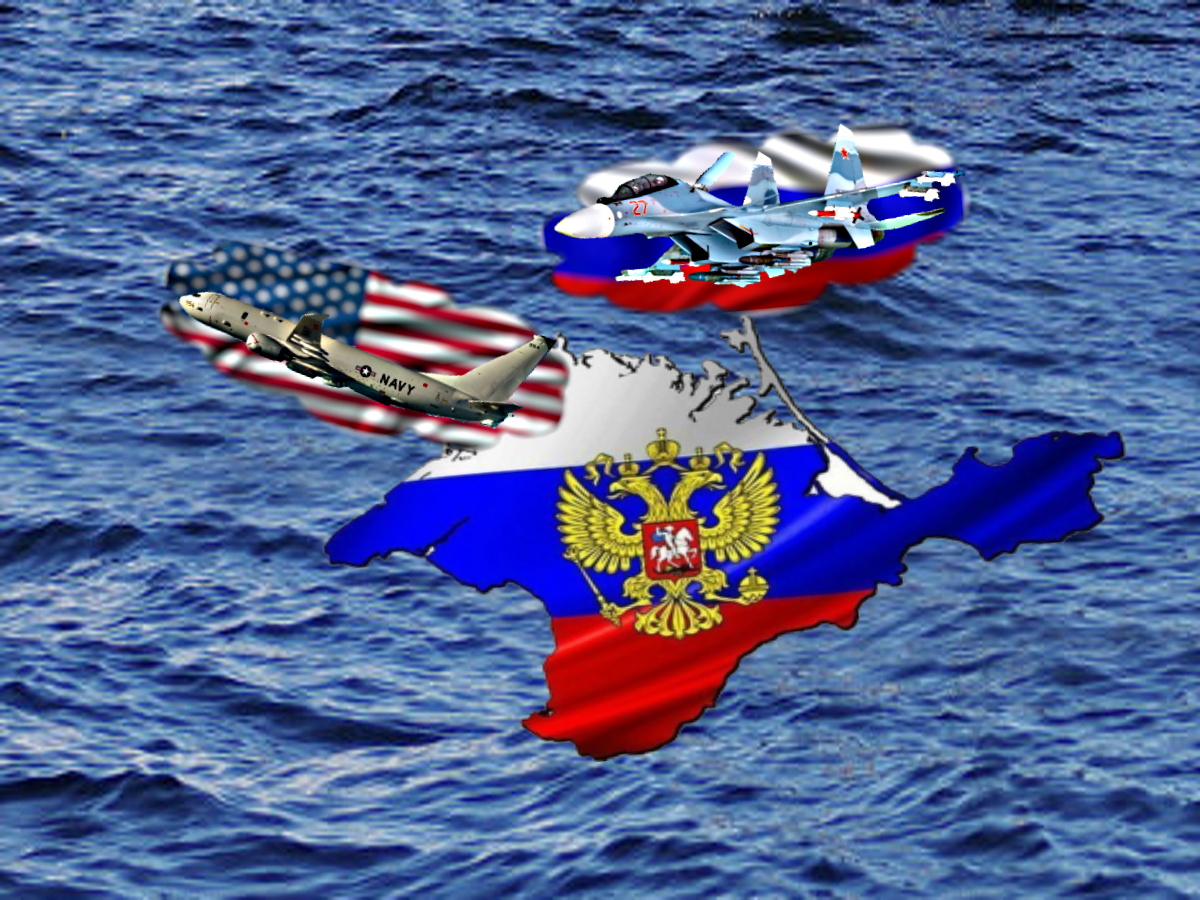 США выразили недовольство России в связи с перехватом трех американских военных самолетов возле границ Крыма над Черным морем