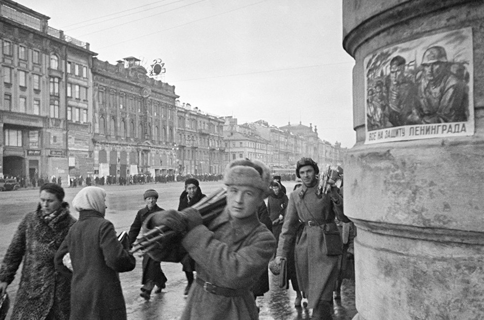 Ðа ÐевÑком пÑоÑпекÑе блокадного гоÑода