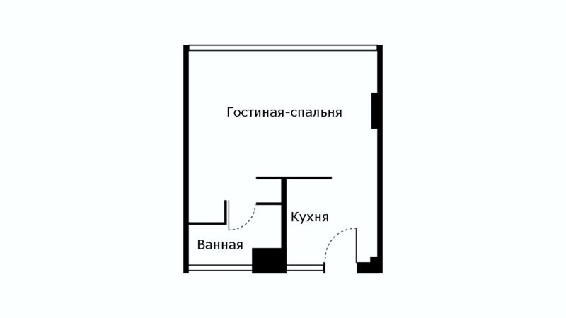 В этой квартире всего 24 кв. м., но в ней есть всё, что нужно В этой квартире всего 24 кв. м., но в ней есть всё, что нужно