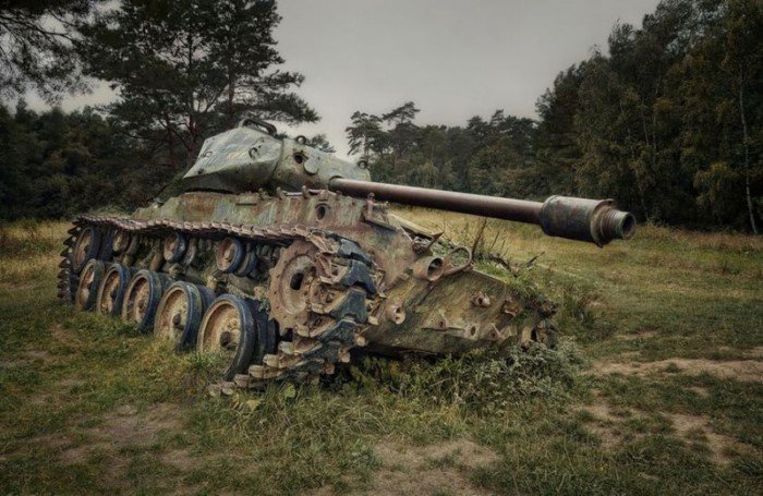 41 танк, захваченный природой 41 танк, захваченный природой