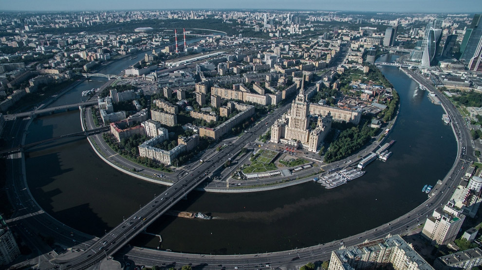 Москва с высоты птичьего полета