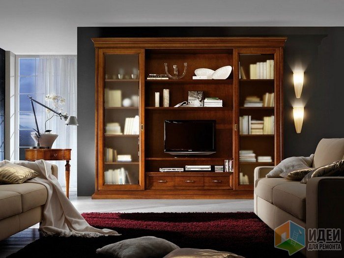 Гостиная в классическом стиле с декоративными бра, Gambella Design Хитрости создания уютной гостиной