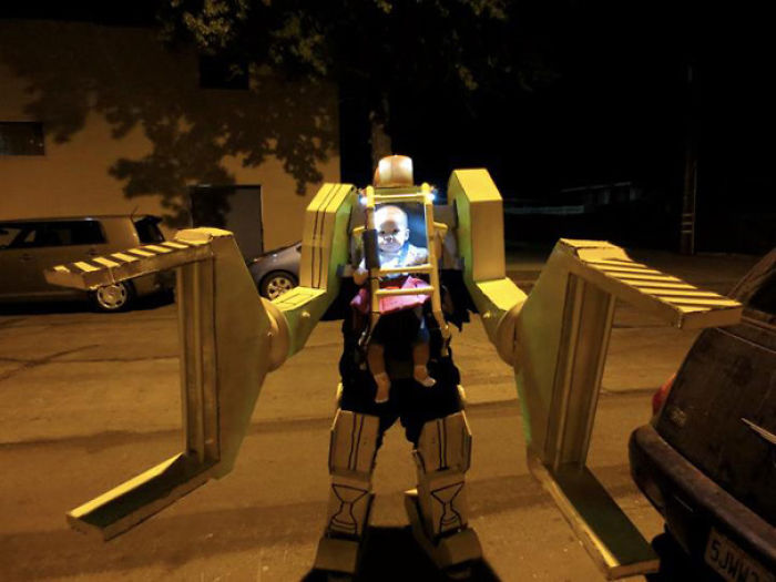 My Friend And His Daughter In Costume