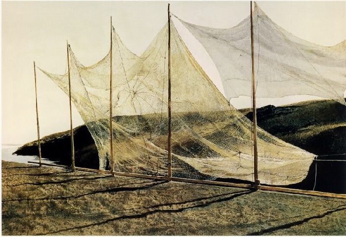 Троицын день. (1989 год). Автор: Эндрю Уайет. Троицын день. (1989 год). Автор: Эндрю Уайет.