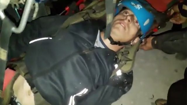 Видео: мужчина чудом выжил, упав в 300-метровую пропасть в Чечне