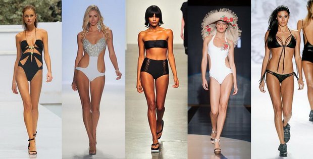 Актуальные модели купальников 2014