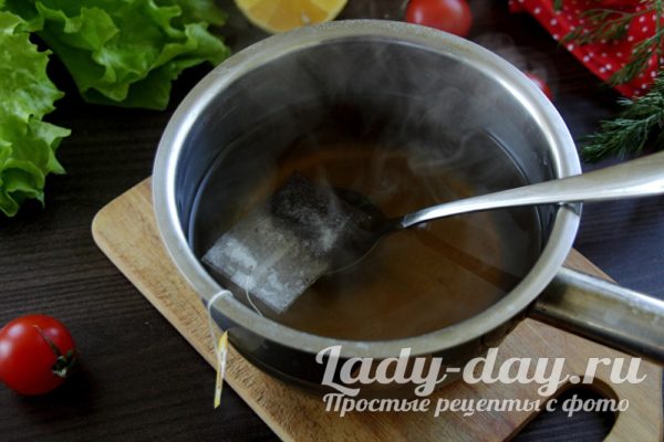 чай