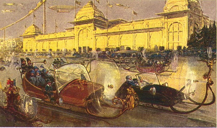 Москва через 200-300 лет: Предсказания будущего на открытках шоколадной фабрики 1914 года Москва через 200-300 лет: Предсказания будущего на открытках шоколадной фабрики 1914 года