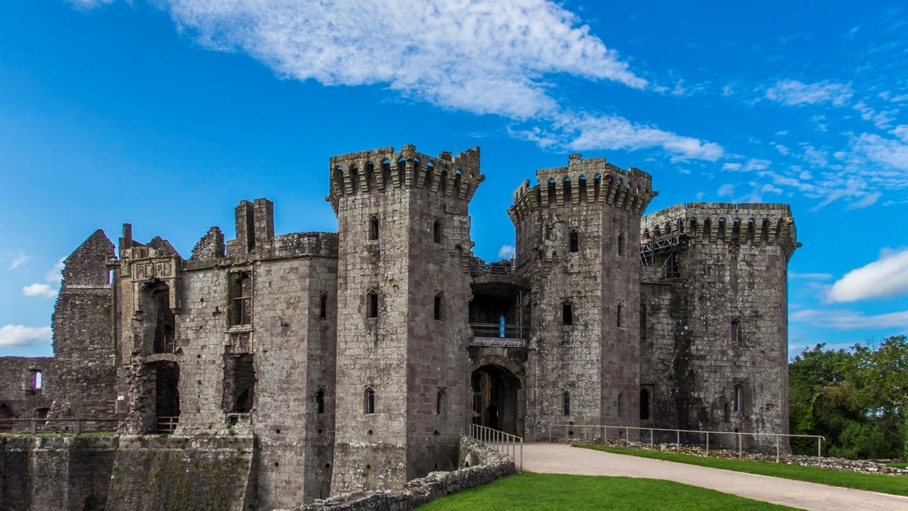 Замки Англии: Раглан (Raglan Castle)