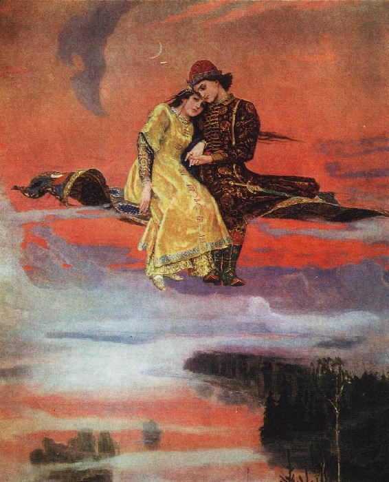 Ковер-самолет. (1919-1926 г.г.) Автор: Виктор Васнецов. 