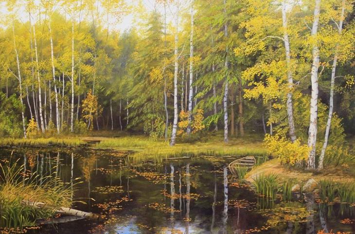 Листья с веток долой, нынче месяц-бродяга. Художник Владимир Куликов Листья с веток долой, нынче месяц-бродяга. Художник Владимир Куликов