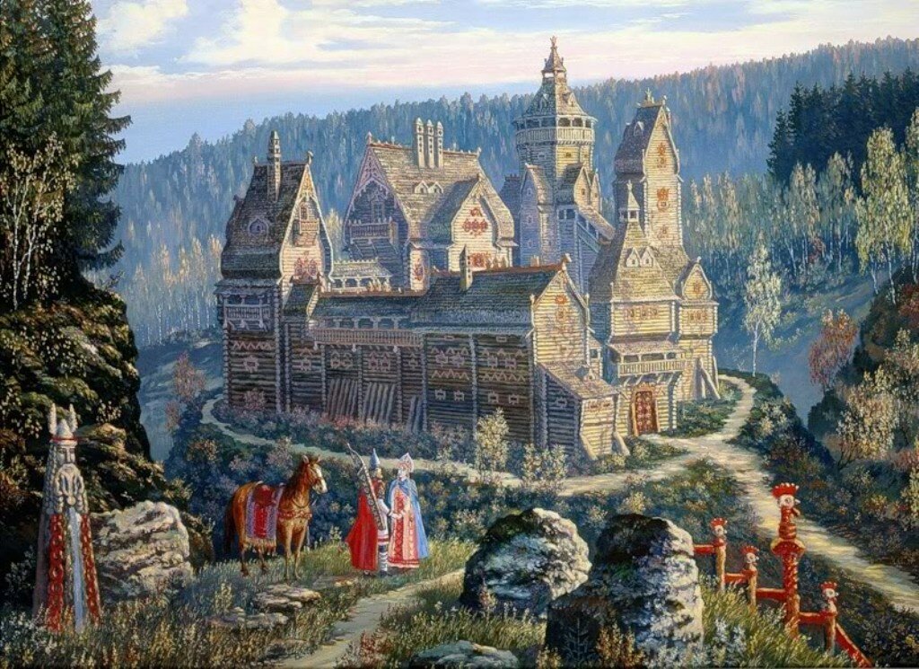 Русская изба. О теремах и хоромах