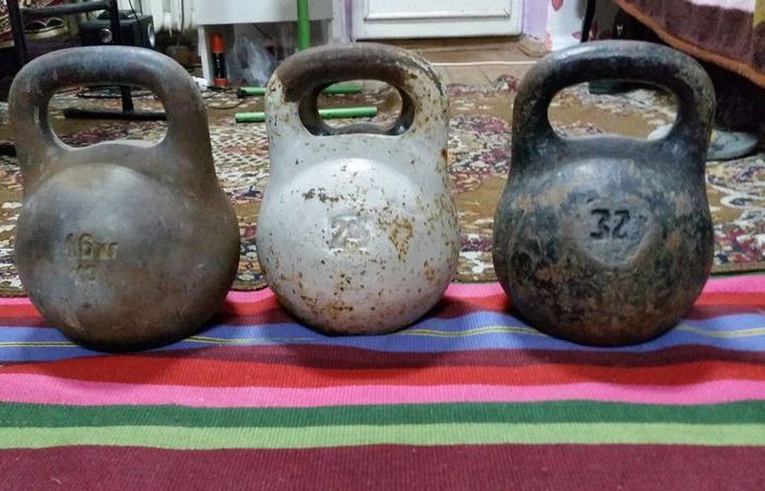 Почему вес гирь для упражнений от 16 до 32 кг