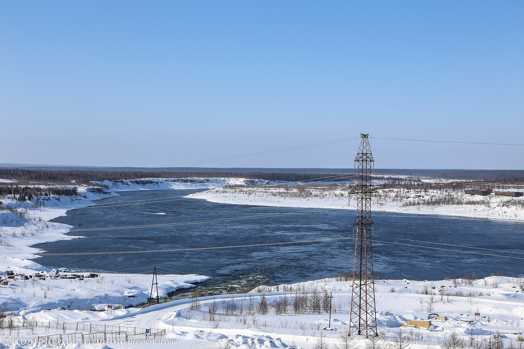 Самая северная ГЭС России Самая северная ГЭС России