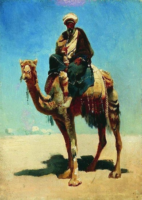 Араб на верблюде. (1870). Автор: Василий Верещагин. Василий Верещагин: Как сложилась судьба русского гения, которому французы не дали Нобелевку