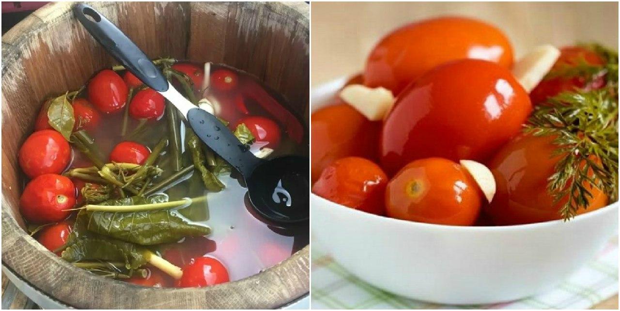 Отличный рецепт квашеных помидоров. Вы таких вкусных еще не пробовали!