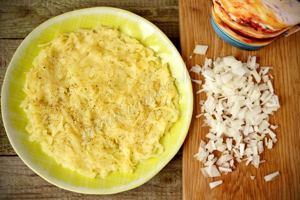 Картофель и лук