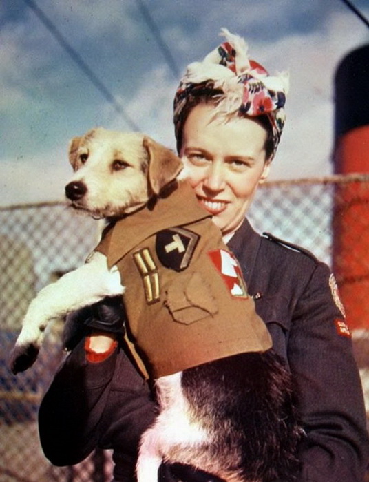 Военнослужащая на корабле Queen Mary. Ноябрь, 1945 Военнослужащая на корабле Queen Mary. Ноябрь, 1945