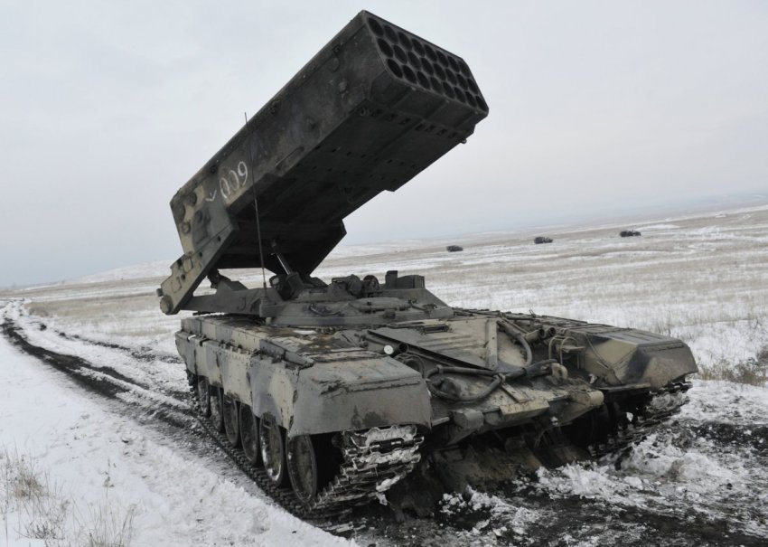 Русский "Буратино" зажигает противника Русский "Буратино" зажигает противника