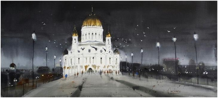 "Акварельные прогулки" с испанцем Мигелем Линарес Риос "Акварельные прогулки" с испанцем Мигелем Линарес Риос