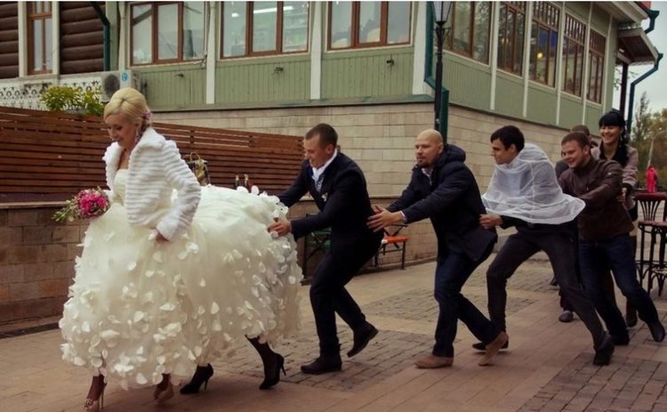 Свадьба по-русски: невероятно смешные фотографии
