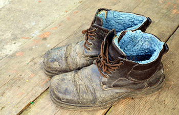 dirty boots
