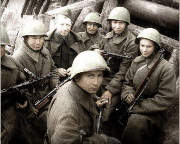 Ожившие фото войны Ожившие фото войны СССР, война, история