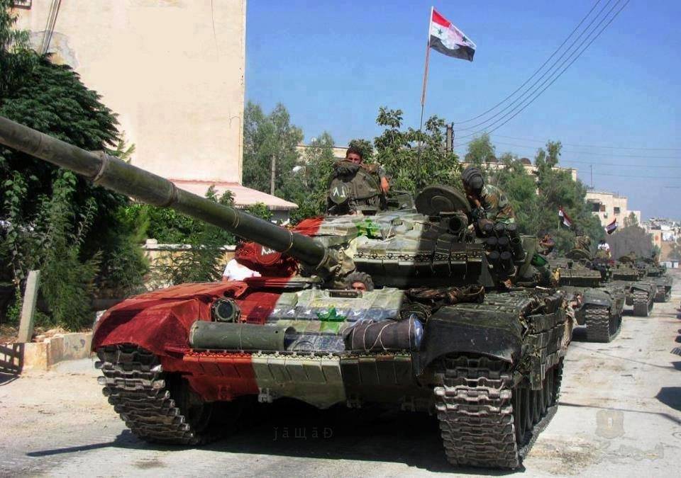 Войска Сирии проломили линию обороны «Джейш аль-Ислам» Войска Сирии проломили линию обороны «Джейш аль-Ислам»