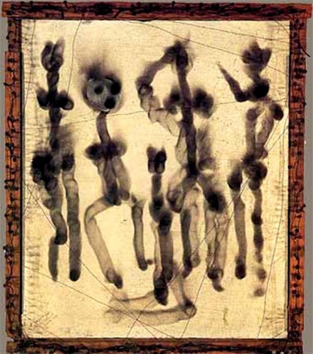 Фумаж. Вольфганг Паален, 1937 год. | Фото: wikiart.org. Живопись огня, или Когда хулиганство в подъездах становится искусством
