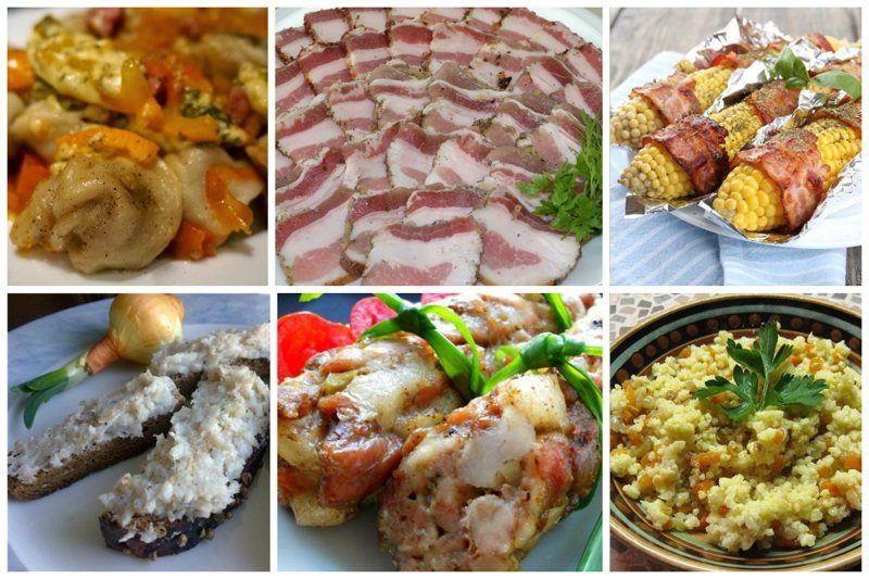 15 вкусных рецептов с салом