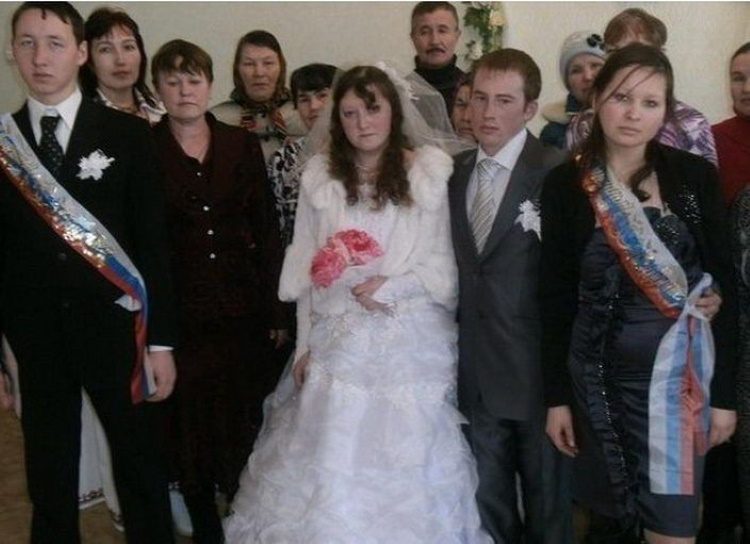 Свадьба по-русски: невероятно смешные фотографии
