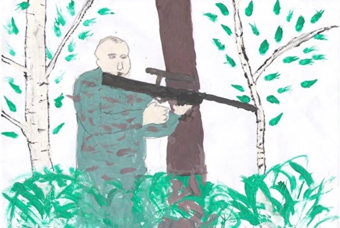 8 забавных рисунков с Путиным, которые нарисовали дети