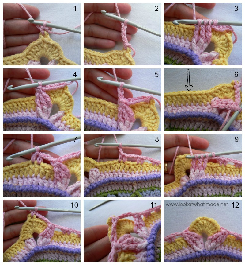 Sophies Garden {Photo Tutorial} free crochet patterns Photo Sophies Garden Round 28 Sophies Garden {Photo Tutorial}