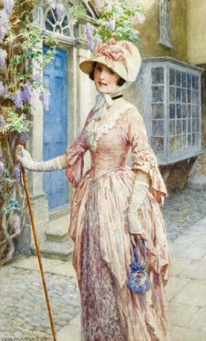 На прогулке. Автор: William Henry Margetson. На прогулке. Автор: William Henry Margetson.