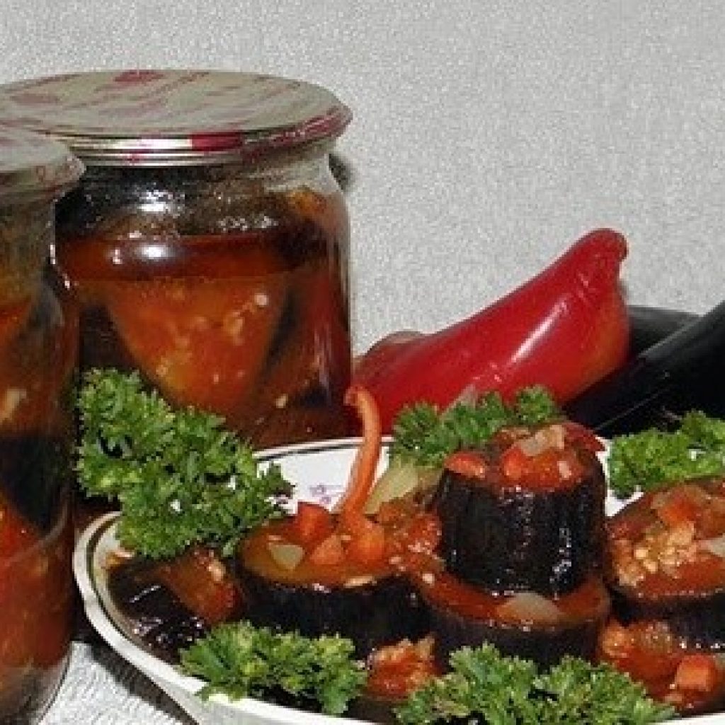 Аджика баклажанная на зиму