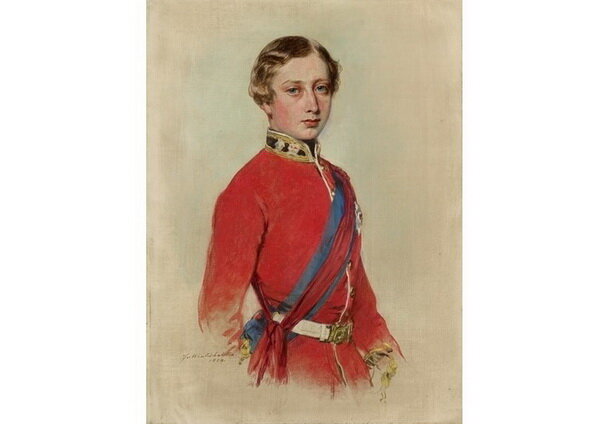 Эдуард VII в юности, 1859г.