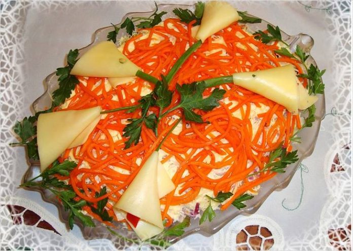 Настоящий «Мужской» салат — сытный и очень мясной