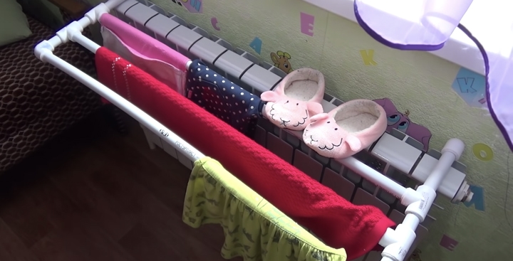Полезная самоделка для жены из пластиковой трубы Полезная самоделка для жены из пластиковой трубы