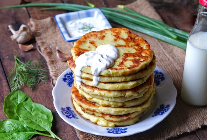 Лепешки картофельные
