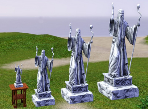 Статуи из The Sims Medieval от TheNinthWave