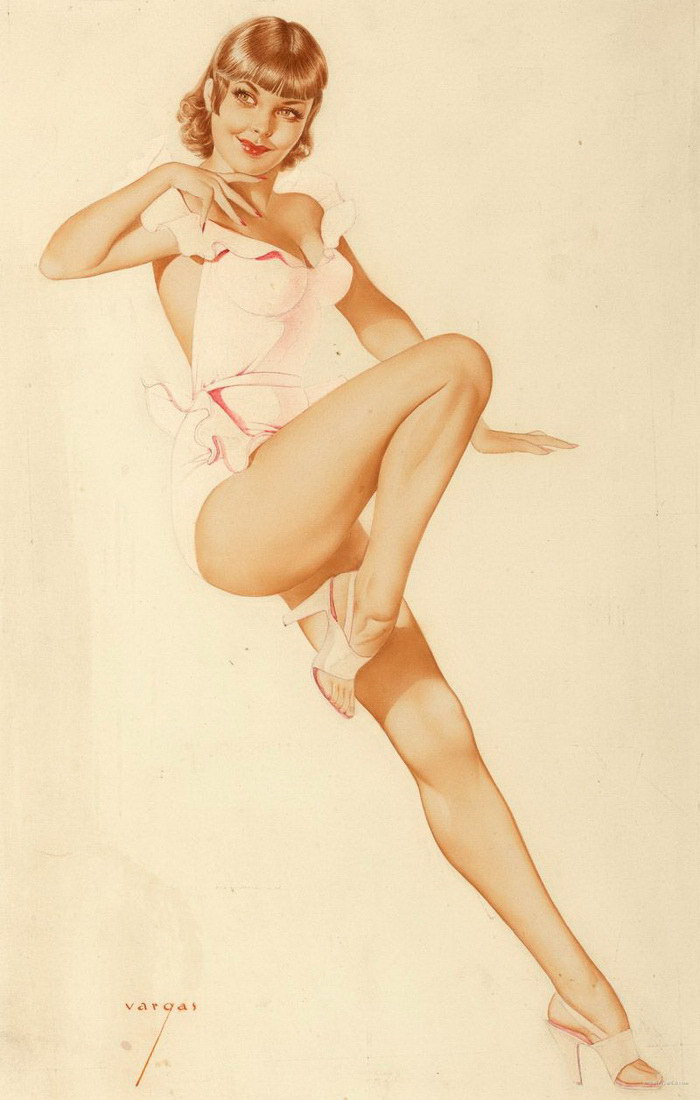 Эротические открытки Alberto Vargas