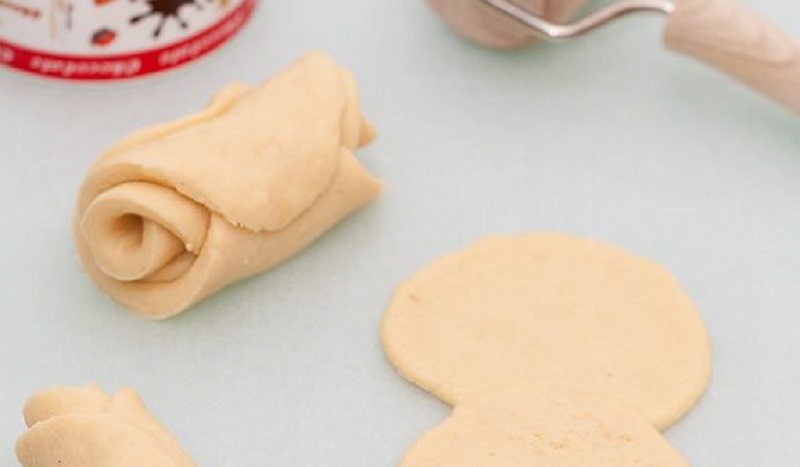 творожное печенье розочки