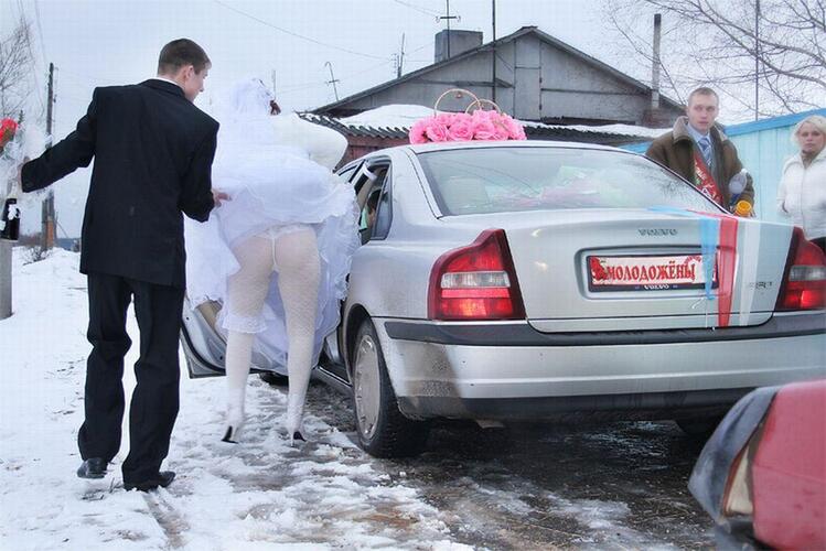 Свадьба по-русски: невероятно смешные фотографии