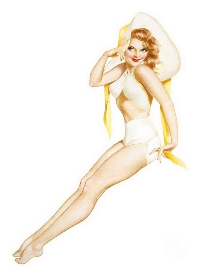 Эротические открытки Alberto Vargas